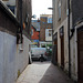 Junction of Caroline Place and alleyway, looking towards Great George Street