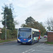DSCF5233 Stagecoach East (Cambus) 27855 (AE13 EEB) leaving Pampisford - 24 Oct 2018
