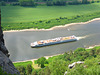 Blick von der Bastei auf die Elbe