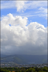 clouds over waikiki