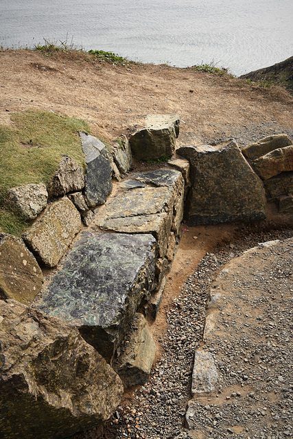 Stone bench!