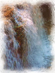 small waterfall