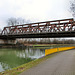 Eisenbahnbrücke der Bahnstrecke Duisburg–Quakenbrück über dem Wesel-Datteln-Kanal (Dorsten) / 4.02.2018