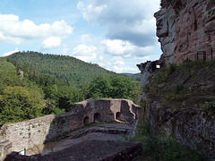 Auf der Burg Fleckenstein