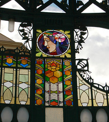 Detail of the Canopy Over The Entrance to the, Municipal House, Náměstí Republiky, Prague