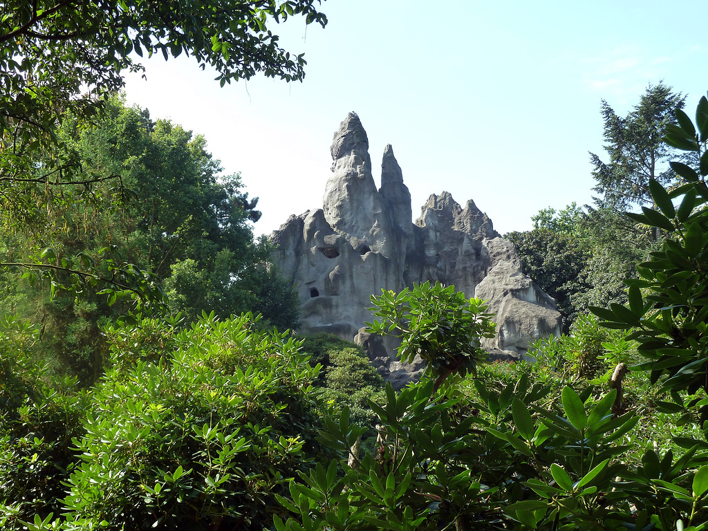 Der Geisterfelsen von Hagenbecks Zoo?