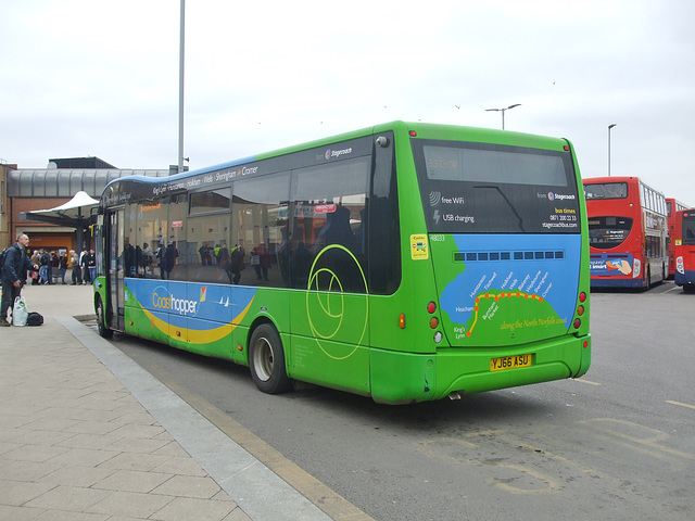 DSCF1023 Stagecoach (Go West) 48033 (YJ66 ASU) in King's Lynn - 22 Mar 2018