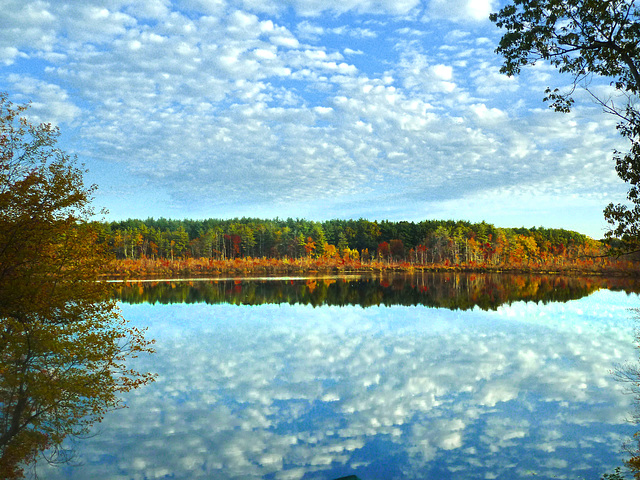 Autumn reflections, Lake Sudbuy