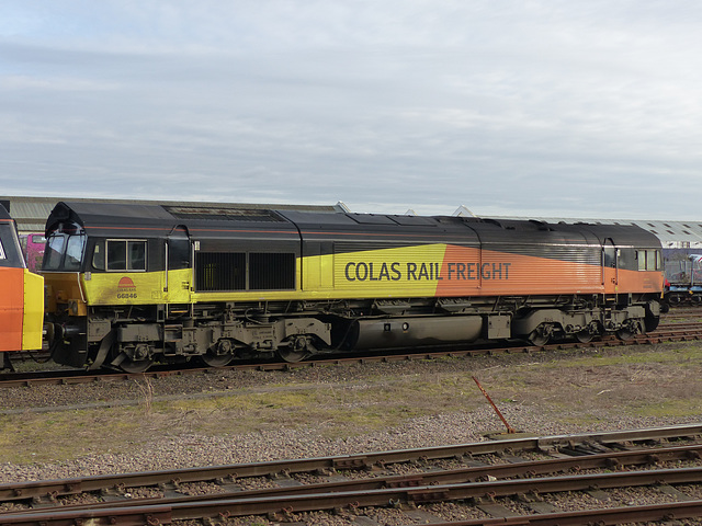 66846 at Eastleigh - 27 January 2015