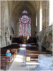 L'église abbatiale  de Léhon-Dinan (22)