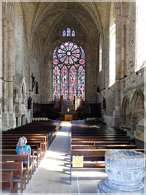 L'église abbatiale  de Léhon-Dinan (22)