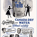 Canada Dry Sparkling Water Ad, 1953