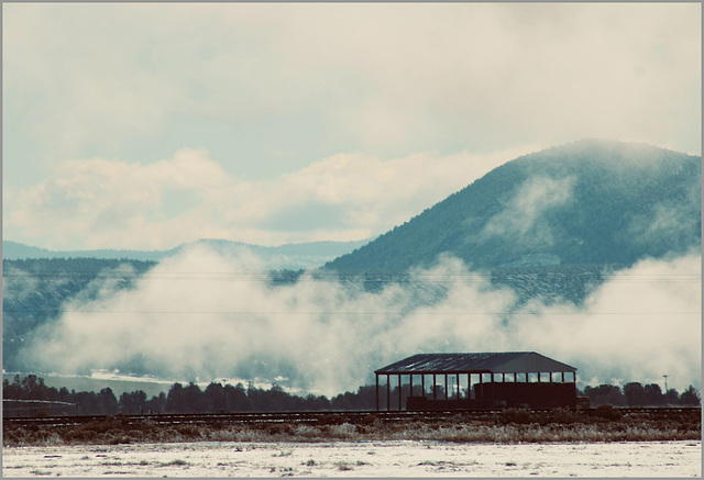 Steamy valley morning