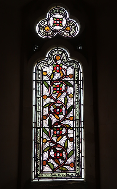 Stained glass in Tyntesfield Chapel