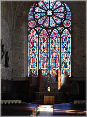 l'église abbatiale  de Léhon-Dinan (22)
