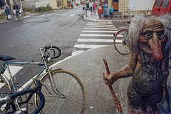 Une rencontre dans une rue de Narvik