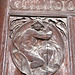 Detail of Door in a wing of the Central  Railway Station, Prague