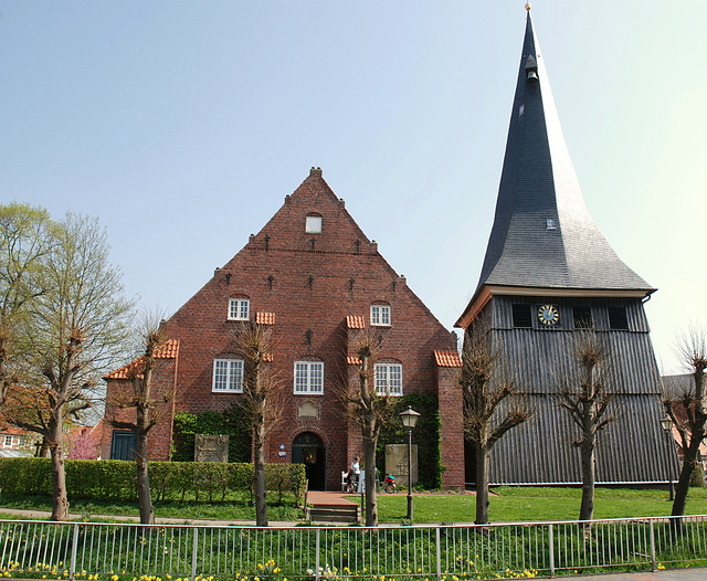 (1) Kirchen im Alten Land: Jork-St. Matthias (6 x PiP)