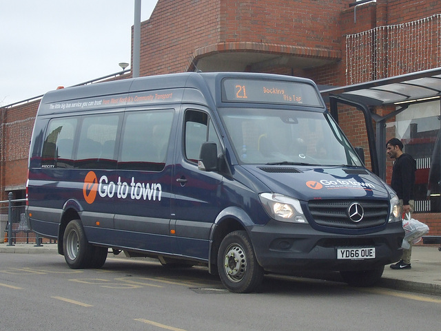 DSCF1027 West Norfolk Community Transport YD66 OUE in King's Lynn - 22 Mar 2018