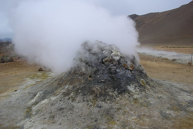 Steam Vents Near Krafla