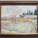 Orchard with Peach Trees and Cypresses by Van Gogh in the Metropolitan Museum of Art, July 2023