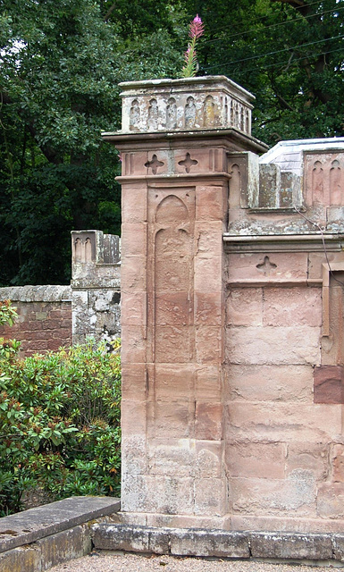 Early c19th, entrance gates, Tillmouth Park, Northumberland