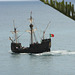 Galleon seen from Praia Formosa, Madeira.