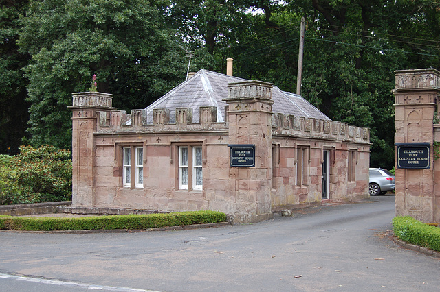 Early c19th, entrance lodges, Tillmouth Park, Northumberland