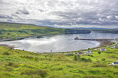 Uig Bay and ferry terminal, Isle of Skye