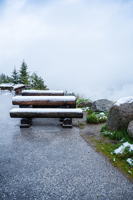 erster Schnee im September