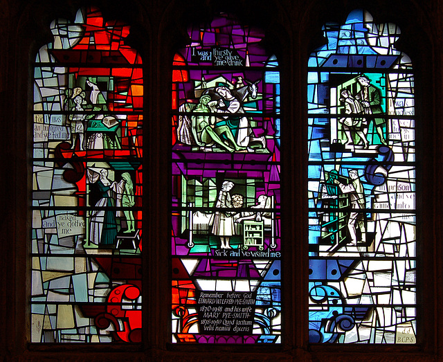 1967 Stained Glass by Harry Harvey, Sheffield Cathedral