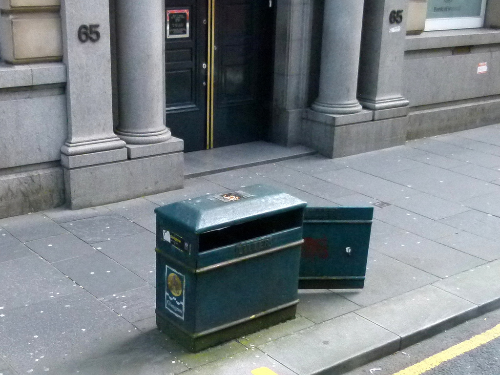 Müll in Glasgow