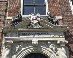 Oude Vrouwenpoortje, Hoorn, detail