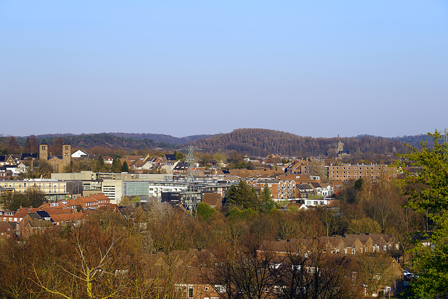 view to Heerlerheide & Heksenberg northern parts of Heerlen_Netherlands