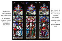 Litlington St Michael Sussex Nativity Crucifixion & Resurrection 13 10 2018