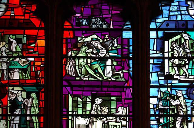 1967 Stained Glass by Harry Harvey, Sheffield Cathedral