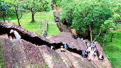 Sigiriya - upstairs, Sri Lanka tour - the seventh day