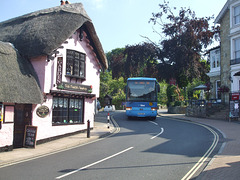 DSCF8795 Go South Coast (Southern Vectis) 7042 (MV02 UMU) in Old Shanklin - 6 Jul 2017