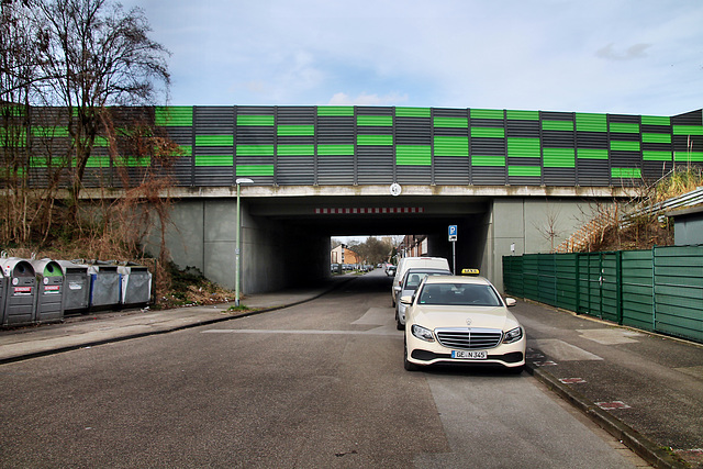 Autobahnbrücke der A42 über der Gewerkenstraße (Essen-Altenessen) / 2.03.2024