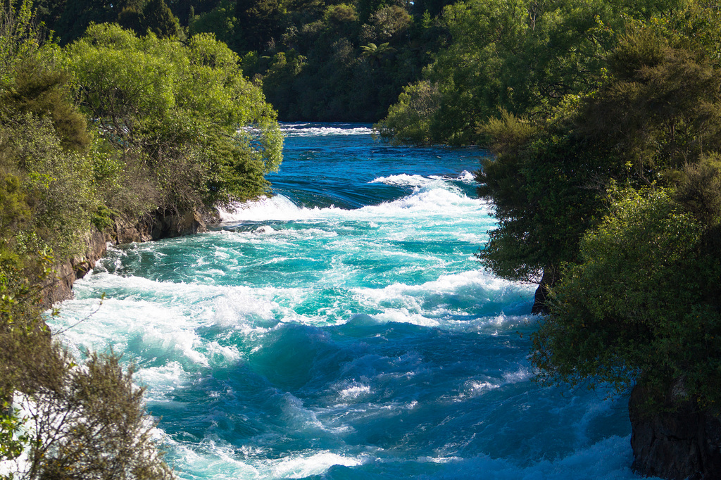 Neuseeland - Waikato River und Huka Falls