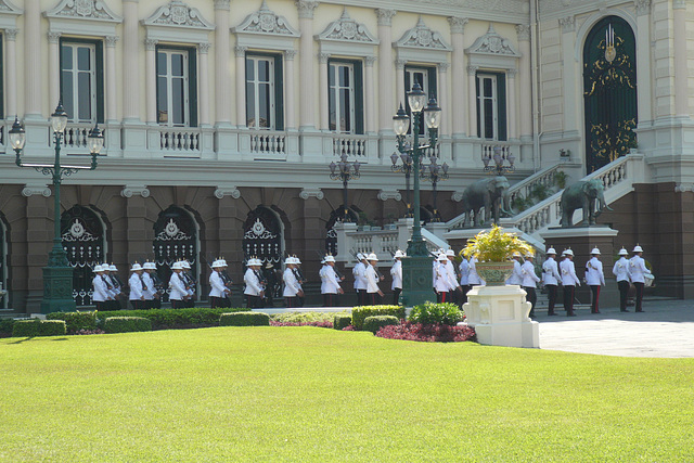 Changing The Guard At The Grand Palace