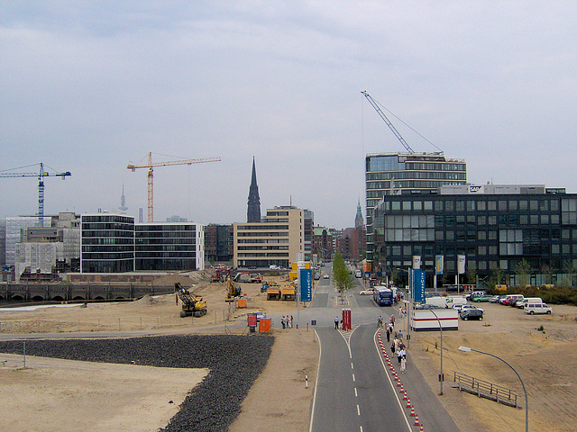 2006 als hier mit dem Bau der neuen Hafencity begonnen wurde