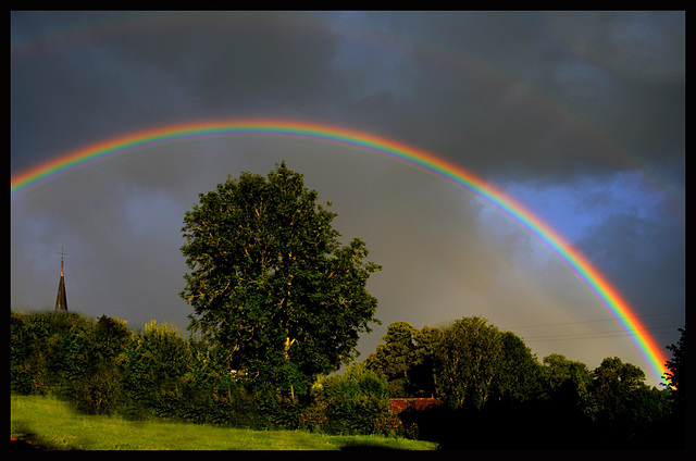 Arc-en-ciel du soir