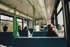 On board Sheffield Supertram set 25 – 9 Oct 1995 (290-08)