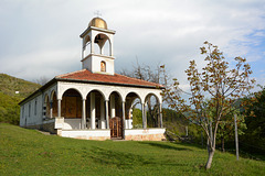 Bulgaria, Rila Mountains, The Church of Saint John the Baptist in Bistritsa