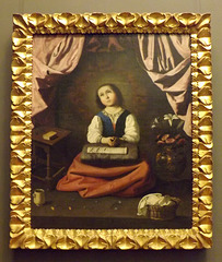 The Young Virgin by Zurbaran in the Metropolitan Museum of Art, February 2014