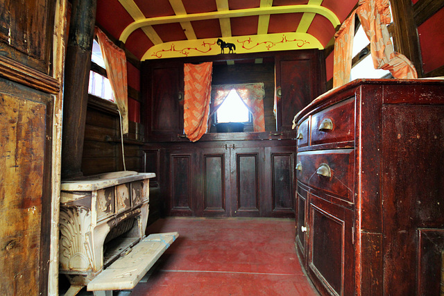 Romany Caravan of 1900, Hartlebury Castle, Worcestershire