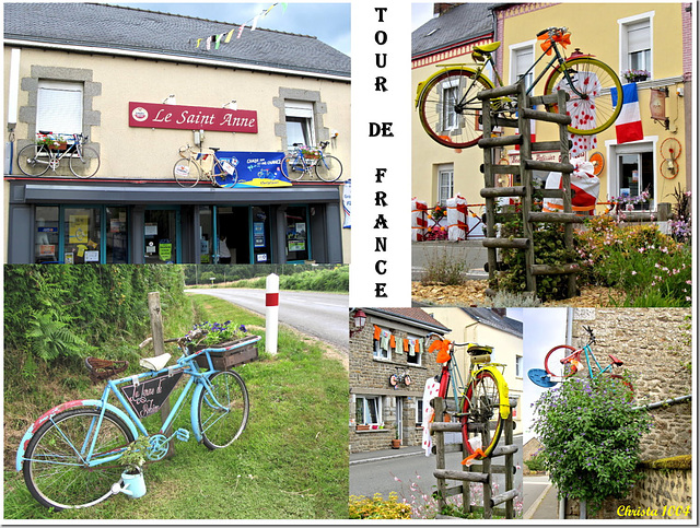 Le TOUR DE FRANCE passe au village !