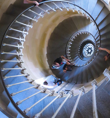 En haut du Phare des Baleines - The lighthouse whales