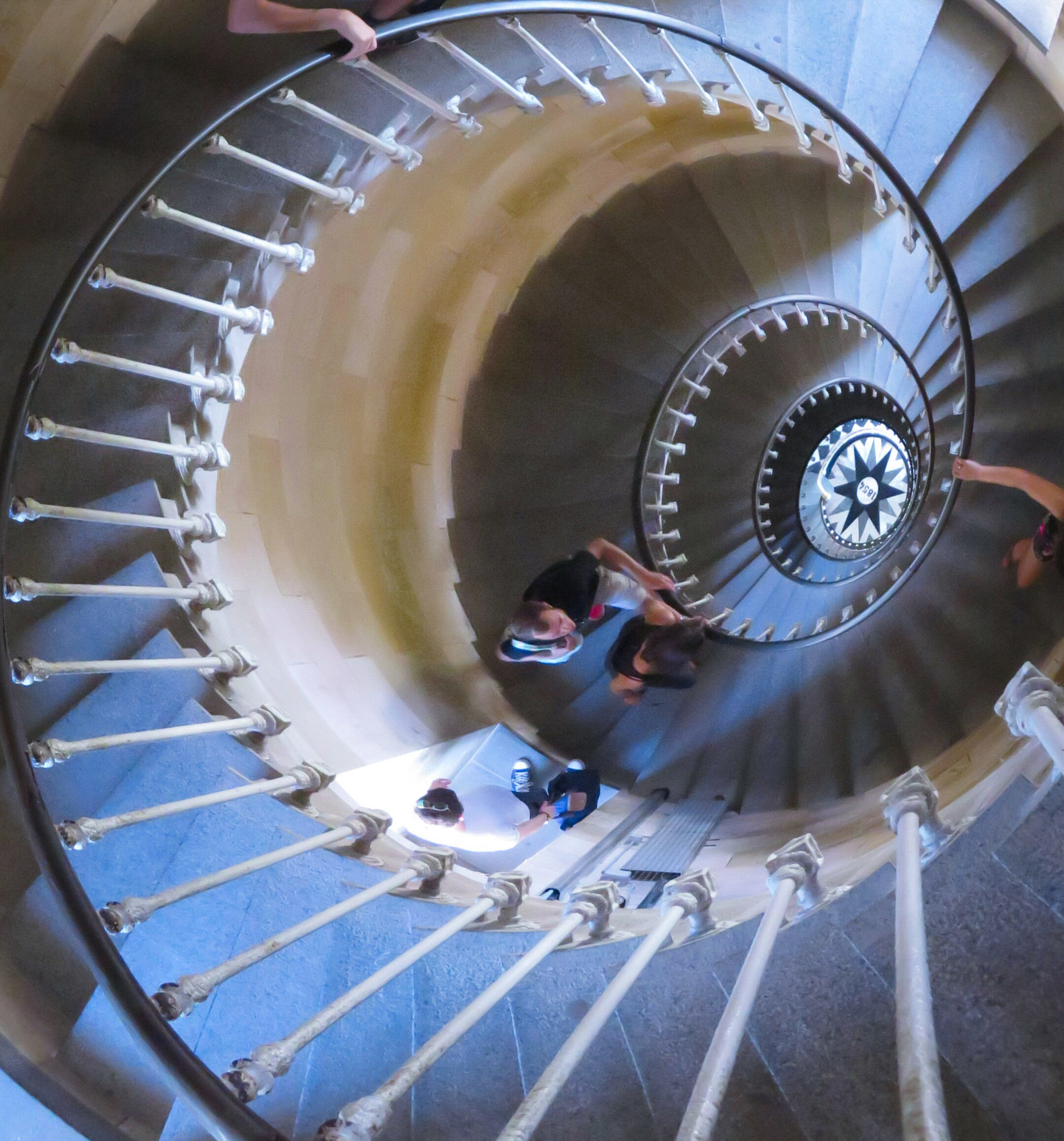 En haut du Phare des Baleines - The lighthouse whales